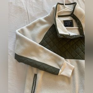 Abercrombie Asymmetrical Snap-Up Fleece